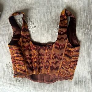 Gorgeous cropped corset top